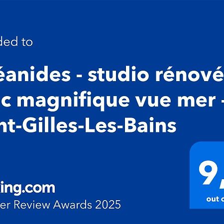 Oceanides - Studio Renove Avec Magnifique Vue Mer - Saint-Gilles-Les-Bains Exterior foto